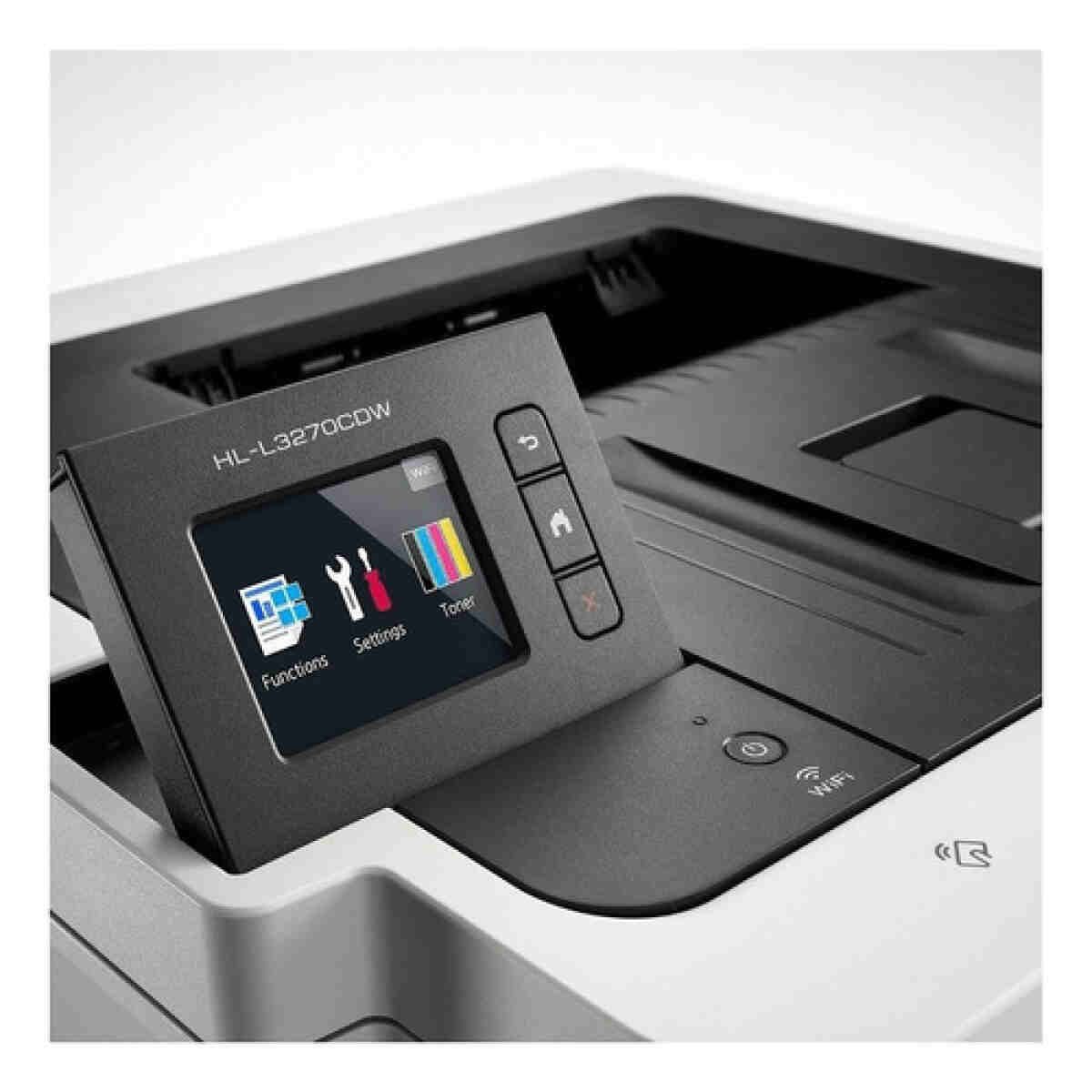 Impresora A Color Simple Función Brother Hl-l3270cdw Con Wifi Blanca