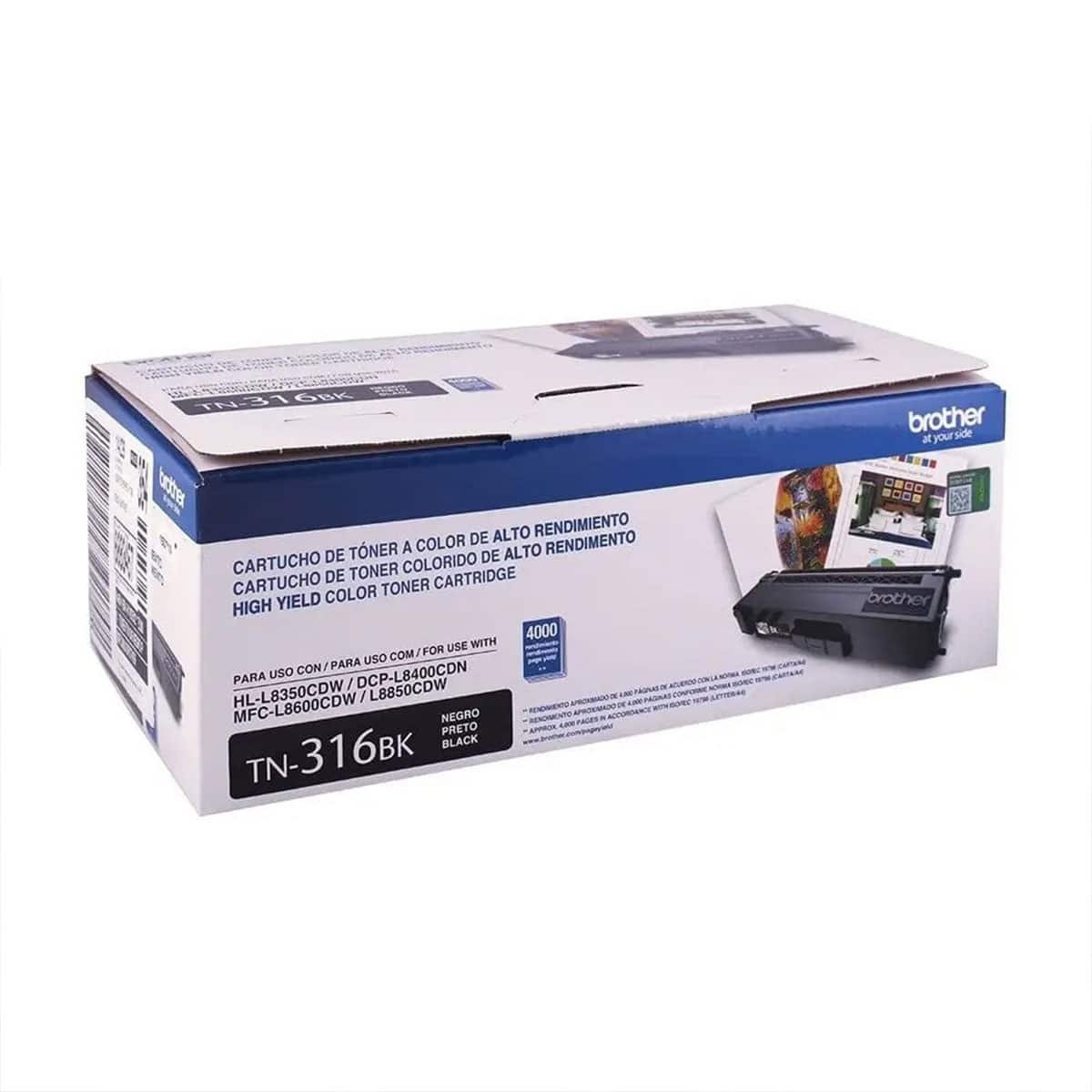 Tóner Original Impresora Brother Tn-316 Negro