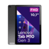 Tablet Lenovo Tab M10 3ra Gen TB328FU frente fondo blanco