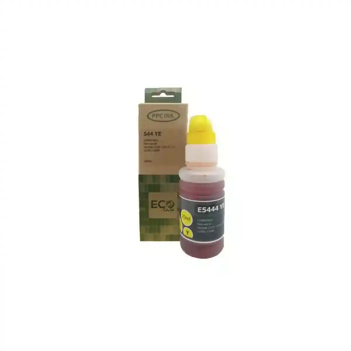 Pack tinta Epson 544 alternativa marca PPC yellow
