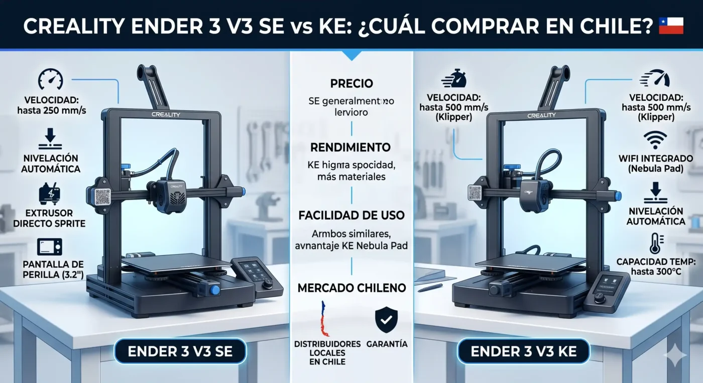 creality ender 3 v3 ke vs se