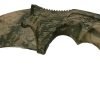 Cuchillo Táctico Karambit Militar Camping Caza Camuflajeado